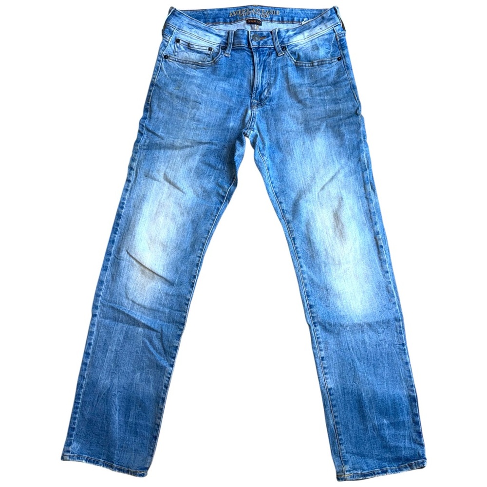American Eagle Outfitters Light Blue Straight Jeans